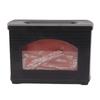 Black 270ml Fireplace Flame Diffuser No BPA Desktop Essential Oil Diffuser Mist Humidifier 7.5W 5V