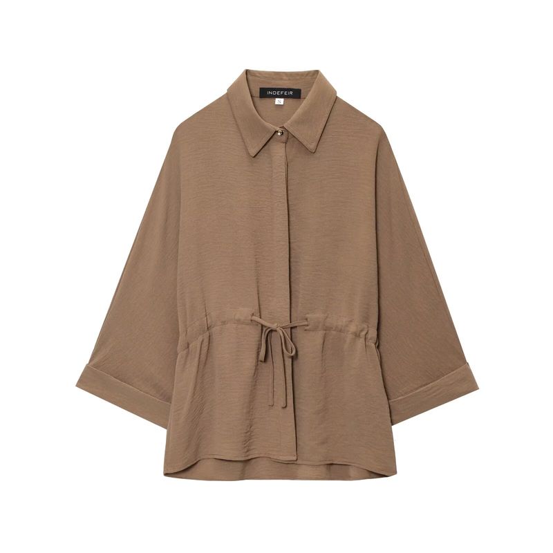 Kaslead New Women Clothes Western Style Long Sleeve Lapel Shirts High Waist Trousers 2728568 2116568