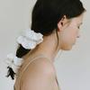 ANDNEEDS Punching scrunchie (white)