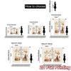 Set Of 2 Modern Flat Printing Curtains Without Rod Magic Birthday Print Yarn Art Deco Festive Perfect Curtain Polyester