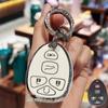 Key Fob Cover with Keyring Car Keychain for Chevy Malibu 2004-2012 Cobalt Pontiac G5 G6 Grand Prix Buick Lacrosse Saturn Aura Sk