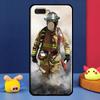 Fire Fighting Hero Case For Oppo A98 A78 A58 A15 A16 A17 A5 A9 A91 A52 A72 A76 A96 A74 A94 A54 S A57 A77 Cover