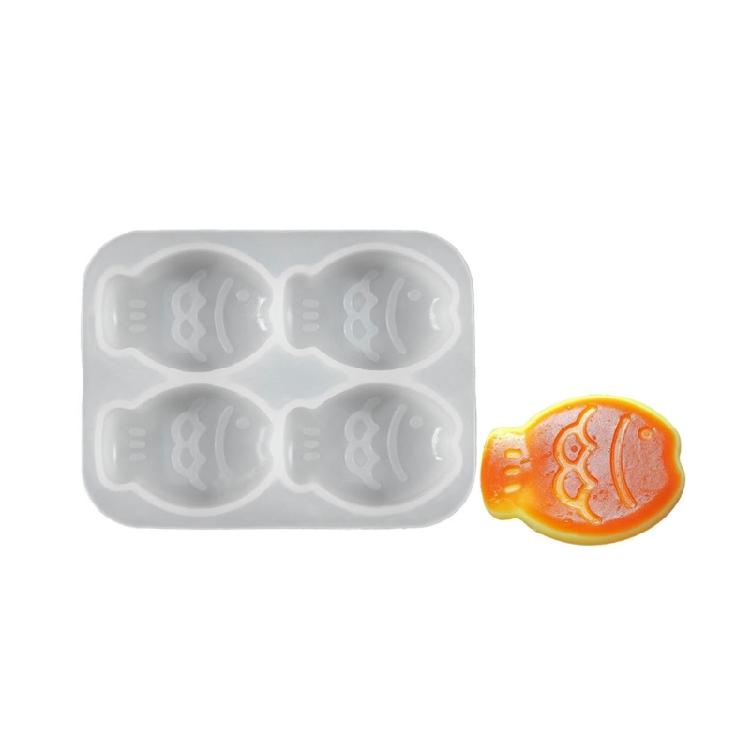 Eye Catching Fish Dessert Baking Tool Convenient Dessert Cake Embosser Moulds