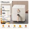 Midea 4.5L Electric Air Fryer with Knob Control CN plug (adapter included)