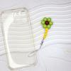 Sweet Phone Chain Strap Lanyard Colorful Bead Flower Pendant Phone Charm Hangings Decoration Cute Phone Accessories