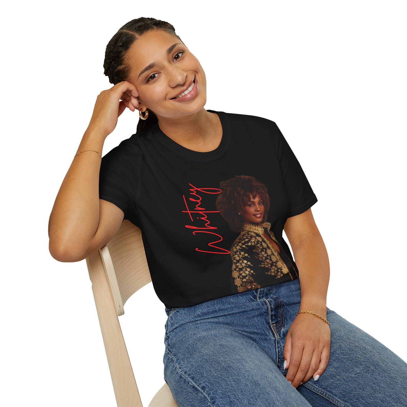 I Will Always Love You Whitney Fan Tee - Women s Softstyle T-Shirt for Music Lovers S