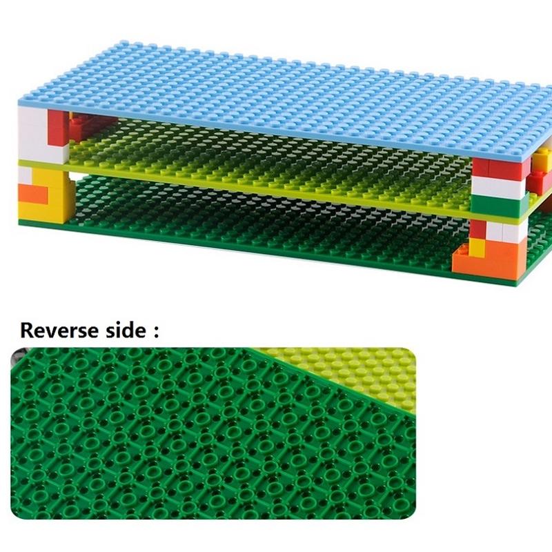 Płytka bazowa 32x32 punkty dwustronna na klocki 16x16 City Classic Płytki blokowe DIY Plastikowy mały blok Część do montażu Zabawka