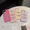 3D Sparkling Diamond Bow Phone Case17Apple16Light Luxury iphone14promax Applicable13Advanced Sense11