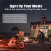 12X Motorcycle RGB APP Music Control LED Light Kit Decorative Ambient Lamp Strip