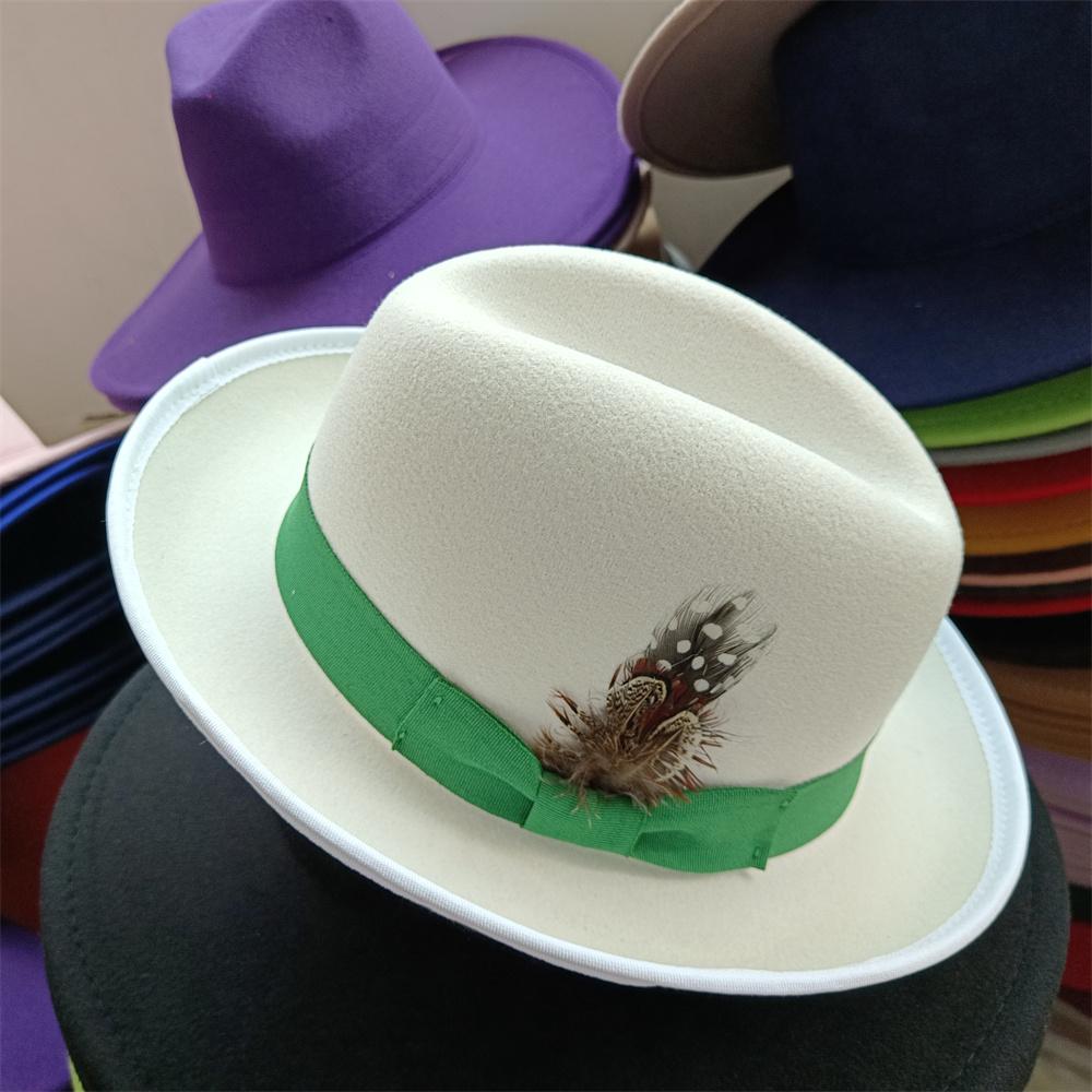 The Derby Hat Bowler Hat Fedora For Women And Men Party Hat Men Hat For Winter Elastic Band Felt Hat Jazz Church Hat