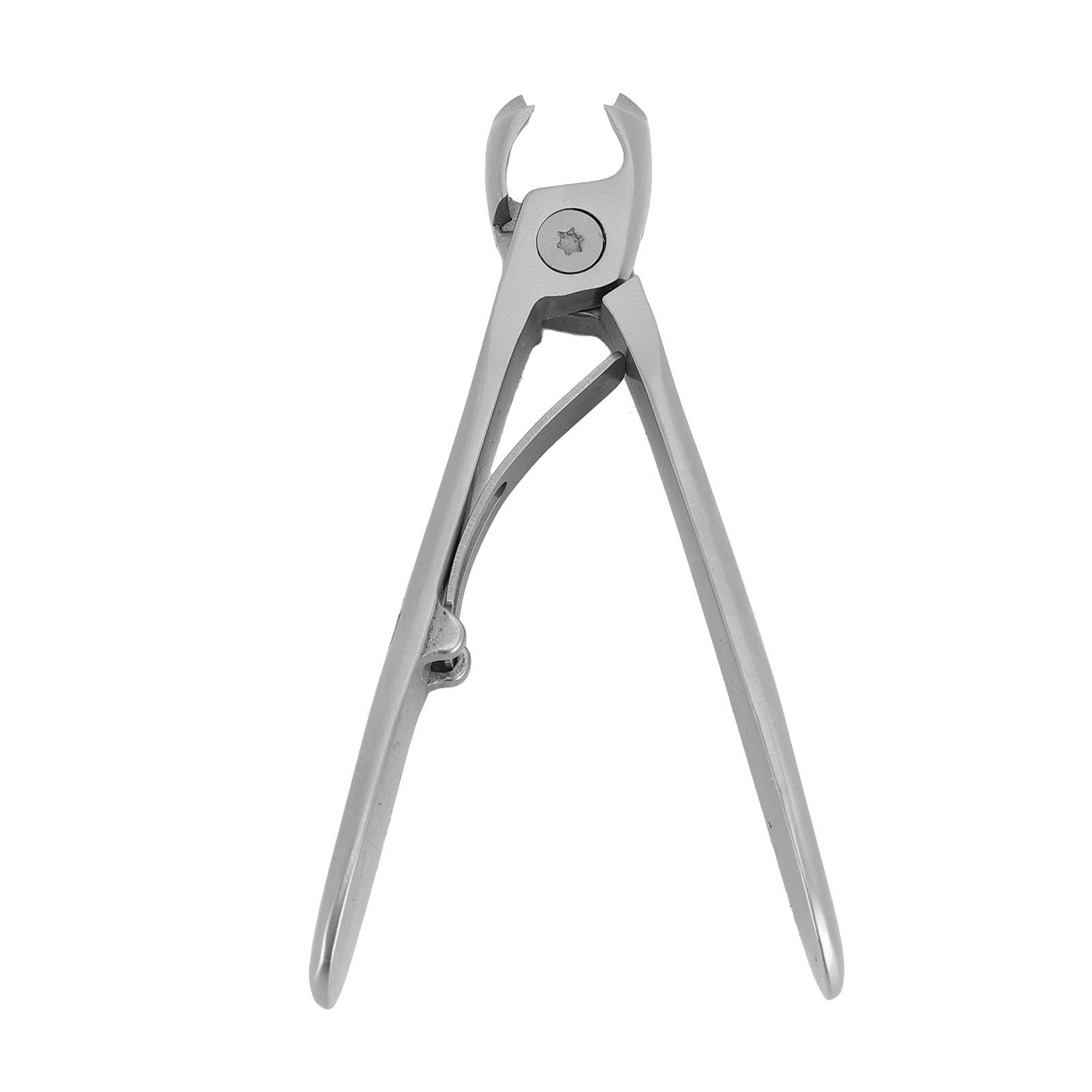 

Наклонная кромка Ножницы для ногтей из нержавеющей стали Широкое открытие челюсти Большой кусачки для ногтей с пилкой для ногтей для