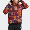 adidas CNY Allover Print Hoodie Shadow Red Men Streetwear HI3286