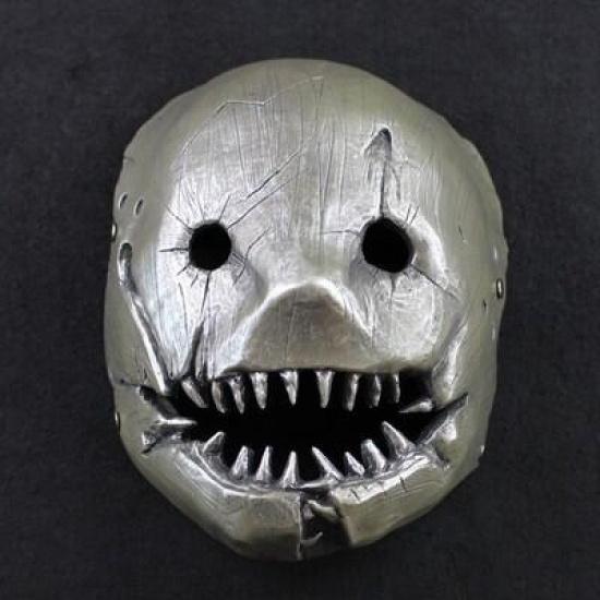

Shuo Mei Clamp Butcher Mask cos Dawn of Light: Emperor Halloween Movie, TV, Anime, and Game Props Gray Green