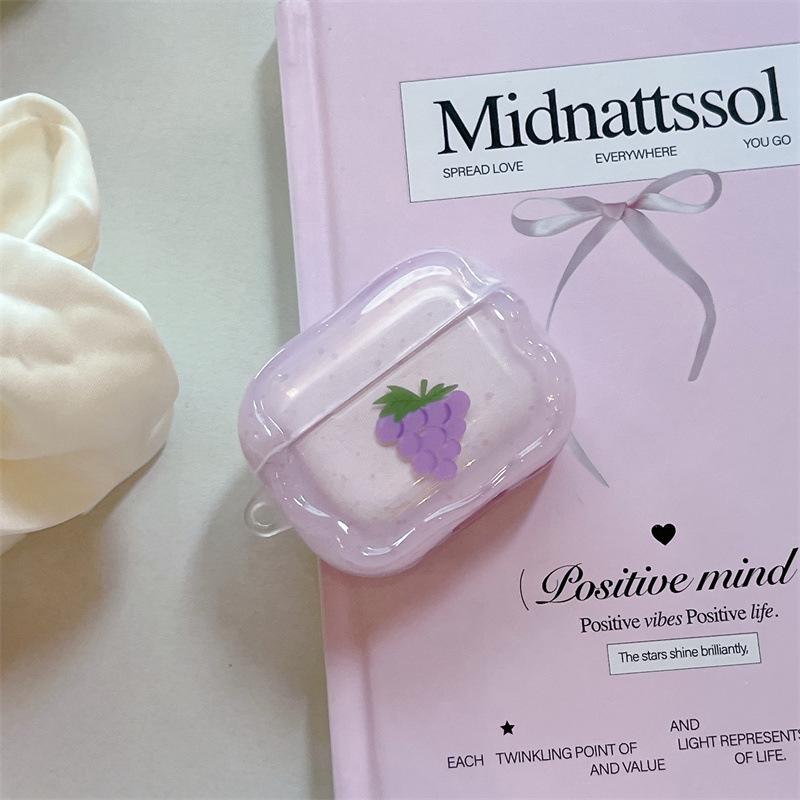 Summer three-dimensional rotating fruit pendant is suitable for AirPods 1 /1 earphone protective case cover 1pro second and third generation new model