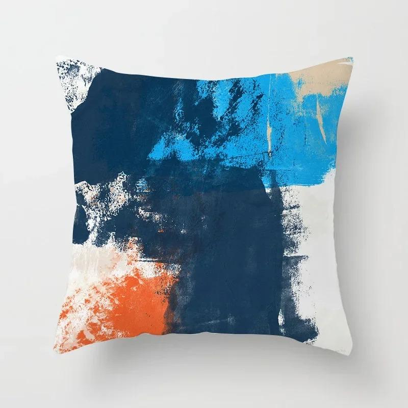 Abstract Oil Painting Decorative Pillowcase Living Room Office Ornaments Home Pillowcase