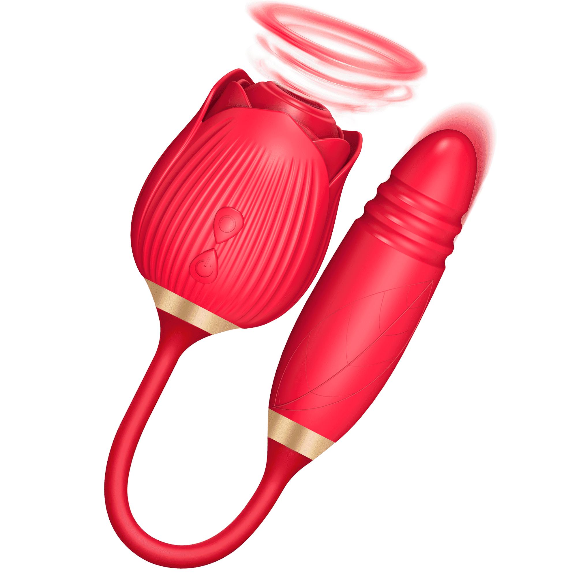 ASGE Rose Toy РґР»СЏ Р¶РµРЅС‰РёРЅ - РІРёР±СЂР°С‚РѕСЂ 2 РІ 1 Рё СЃРµРєСЃ-РёРіСЂСѓС€РєРё РґР»СЏ РІР·СЂРѕСЃР»С‹С… СЃ РІРёР±СЂР°С†РёРµР№, СЃРµРєСЃ-Р°РєСЃРµСЃСЃСѓР°СЂС‹ РґР»СЏ С‚РѕС‡РєРё G РґР»СЏ РІР·СЂРѕСЃР»С‹С… РїР°СЂ, РєСЂР°СЃРЅС‹Р№