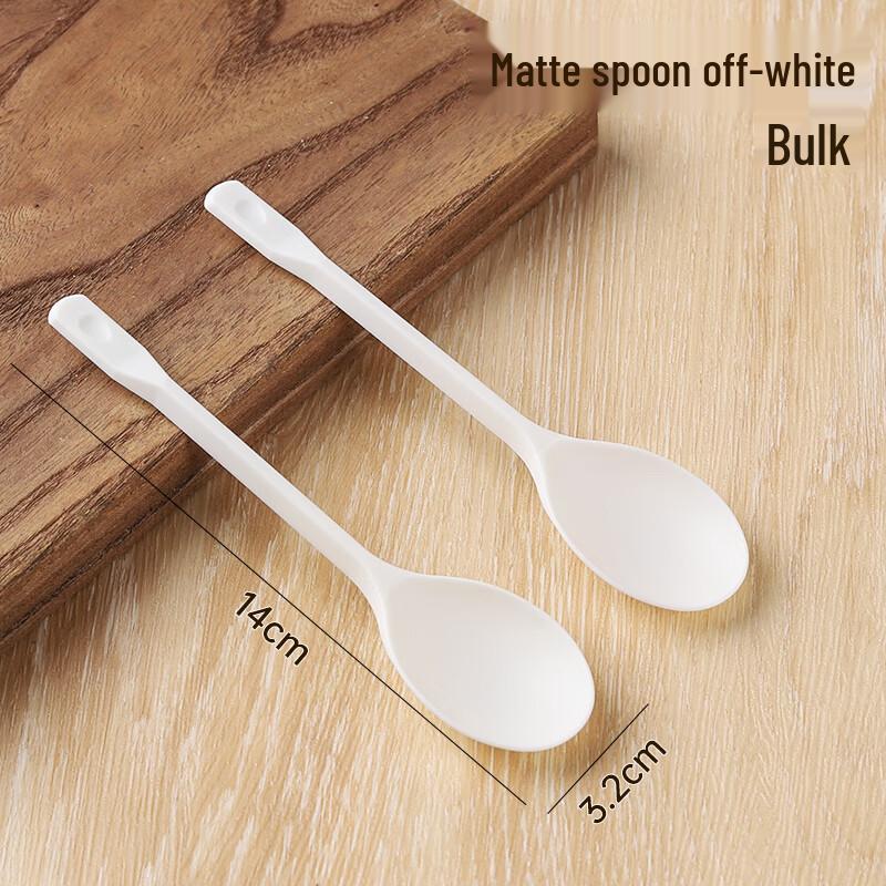 Shixun Individually Wrapped Disposable Plastic Spoons