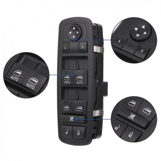 Window Switch Control Button For 2012-2014  Chrysler/Dodge/Ram 68298866AA 2 Auto