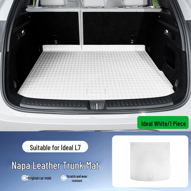 Compatible L7 Car Trunk Mat - Nappa Leather, Scratch & Wear-Resistant, Easy-Clean Ideal L7 Compatible