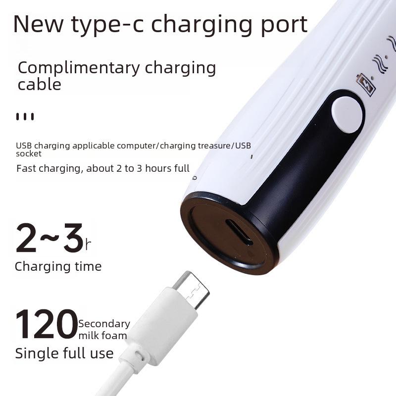 "Wireless Handheld Mini Milk Frother & Egg Beater"