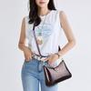 Crocodile pattern glossy underarm bag women's shoulder messenger bag
