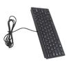 Mini Keyboard Mini Ultra Thin 78 Keys USB Wired Keyboard Scissor Keys Plug and Play Business Home Laptop Keyboard