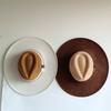 Elastisches Band Buntes Wildlederhut Herbst und Winter Damenfilzhut Breitkrempiger Hut Britischer Stil Retro Herrenhut Gorras Hombre