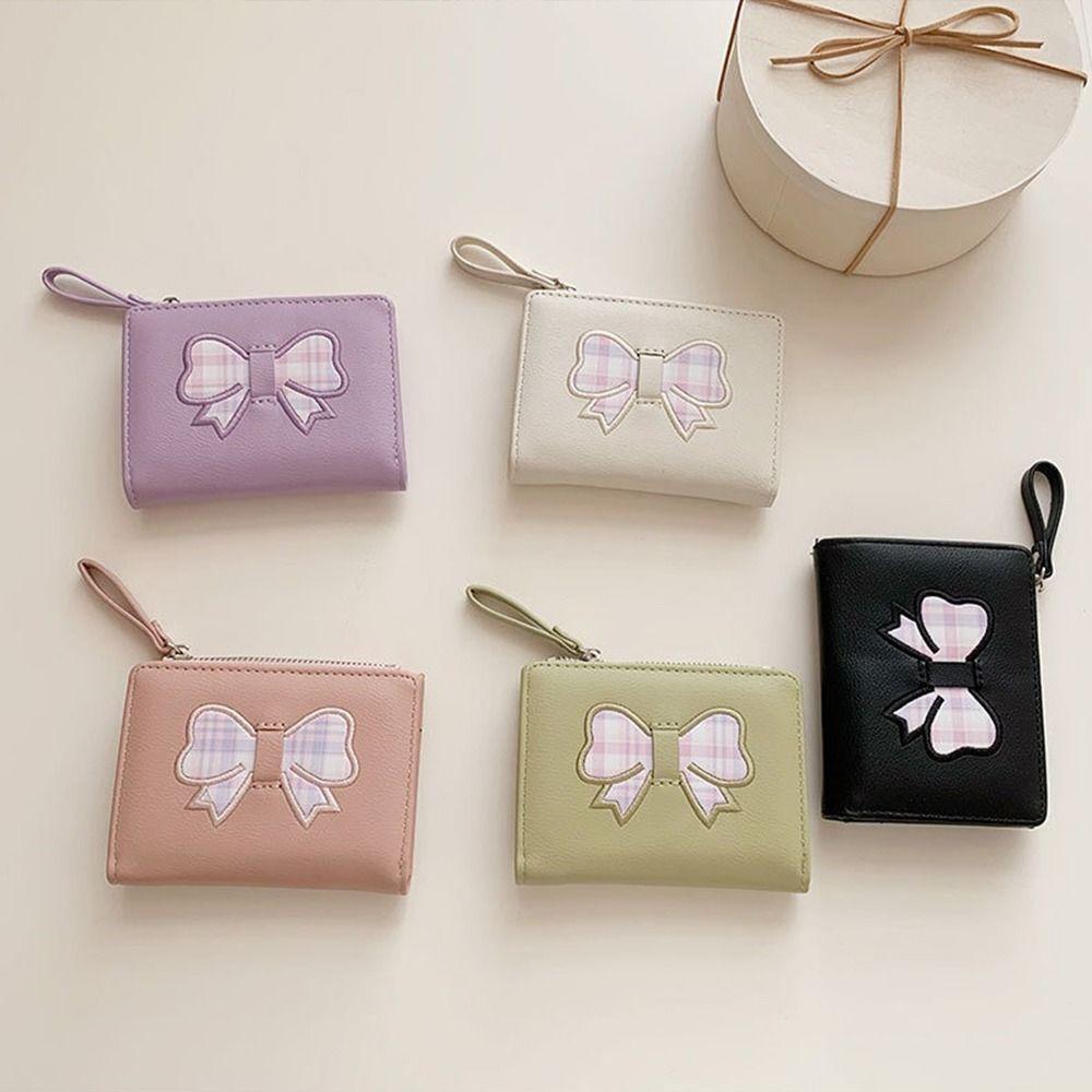

Plaid Fold Wallet Heart Clutch Purse Fashion Women s Wallet Card Bag зелений