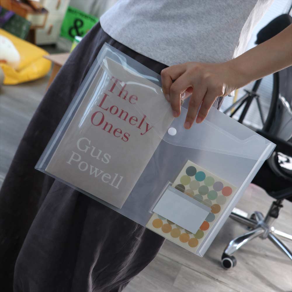 Bag School Supplies Plastic Document Bags Folders A5/A4 Transparent File Bag File holder A5/A4
