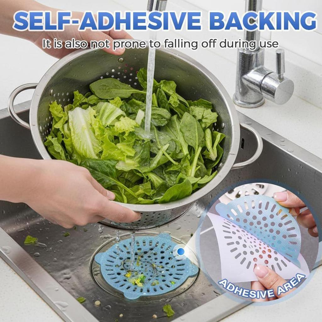 Drain Hair Catchers 30 pack/set Disposable Stickers Anti-Clogging Bathroom Sink Shower Strainer for Bathroom Kitchen Sink