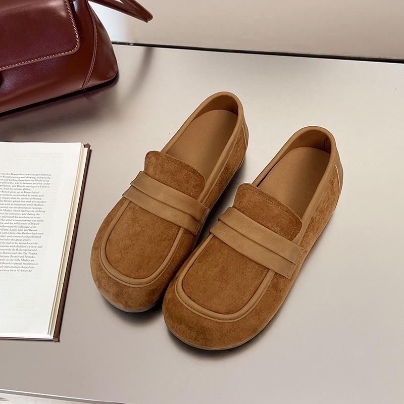 

One-pedal maternity shoes ****** and autumn outer wear non-slip super s**t beef tendon sole lightweight mother shoes old ******* cloth shoes wome 40 верблюд