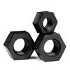 M2 M2.5 M3 M4 M5 M6 M8 M10 M12 M14 M16 M18 M20 Nylon Plastic Hex Hexagon Nuts White Black Nylon Nut Insulation Hexagon Locknut