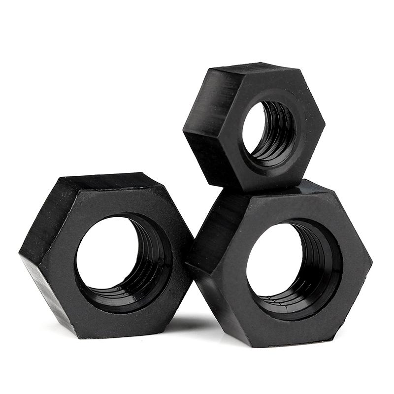 M2 M2.5 M3 M4 M5 M6 M8 M10 M12 M14 M16 M18 M20 Nylon Plastic Hex Hexagon Nuts White Black Nylon Nut Insulation Hexagon Locknut