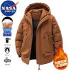 NASA MARVEL Men's Winter Padded Hooded Jacket