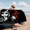 Anime G-Gaara Microfiber Blanket Quick Drying Beach Towels Oversized Printing Super Absorbent Pool Towel Blanket