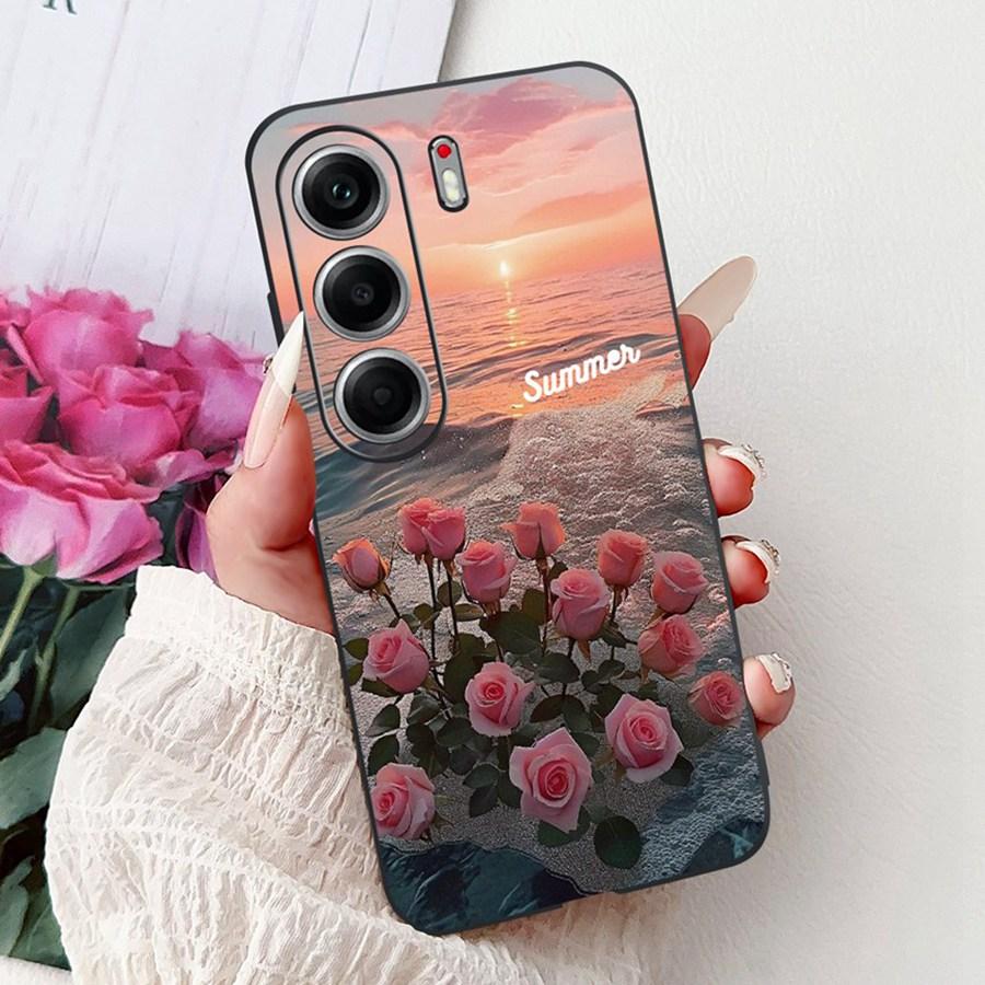 For Tecno Camon 40 Pro 5G Case CM7 Cute Cat Cool Painted TPU Soft Silicone Back Cover For Tecno Camon40 Camon 40Pro Phone Cases