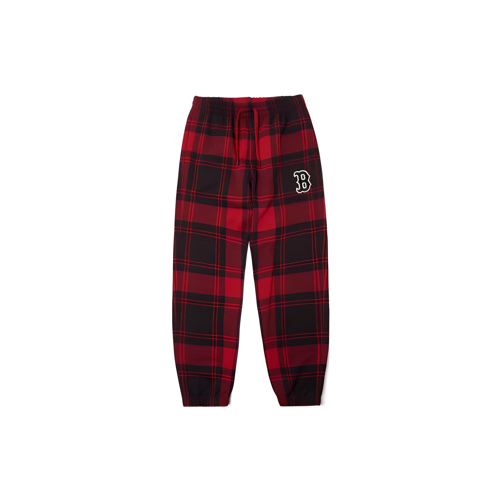 MLB JOGGER TRAINING Knitted Sweatpants Men s Red 3APT00314-43RDS S