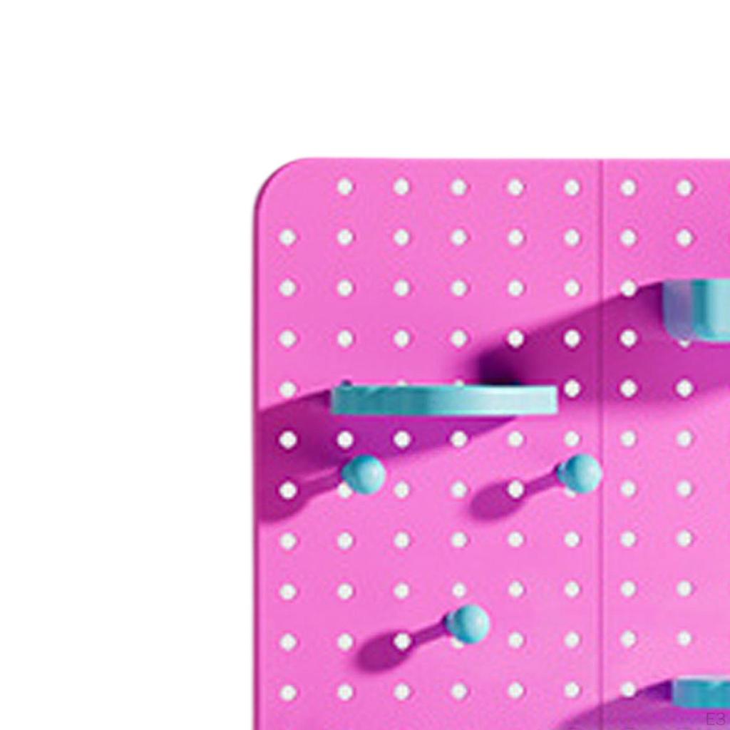 Desktop Pegboard Storage Box Desk Makeup Organizer and Stationery Sundries for