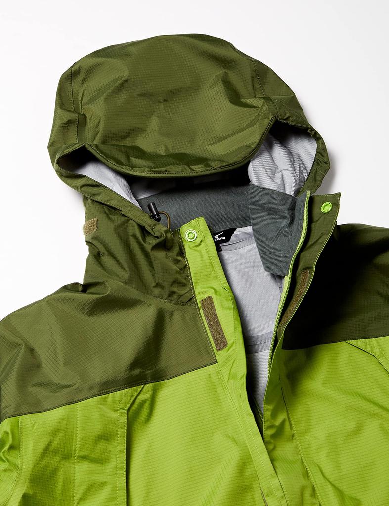 Mizuno Berg Tech EX Storm Saber V Size 100 Durable Water Water Resistance of Over A2JG4A01 Men's Rainsuit, Pistachio, M, Washes, Repellency, 30,000mm,