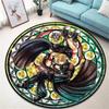 Kingdom Hearts Round Area Rug Anime Gaming Carpet Non Slip Floor Mat Bedroom Decor Soft Gift For Gamer Kids