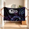 New Zealand Pāua (1) Flannel Blanket a Soft Accent for the Bedroom and Living Room and a Cozy Home Gift