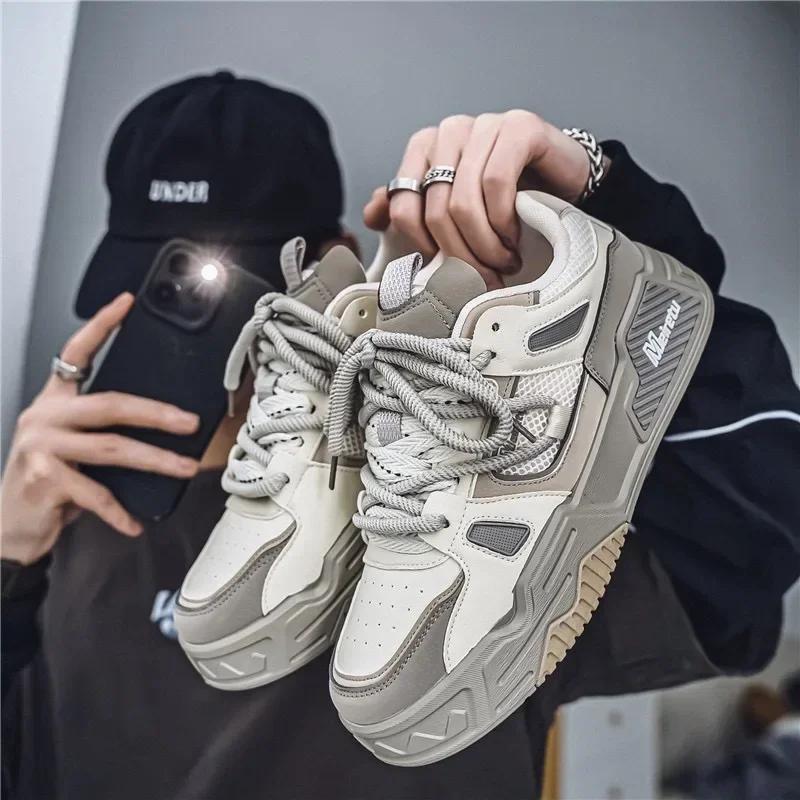 New Men's Sneakers Fashion Street Skateboard Shoes Designer Platform Casual Shoes for Men Luxury Tennis Shoes Zapatillas Hombre