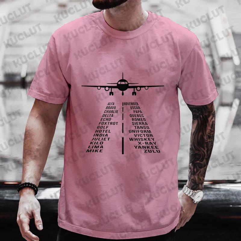 Airplane Travel Women Men T Shirt Summer Tops Women Men's Tops Funny Pilot Tee Aviation Alphabet Shirt Mens T Shirt Male Clothes