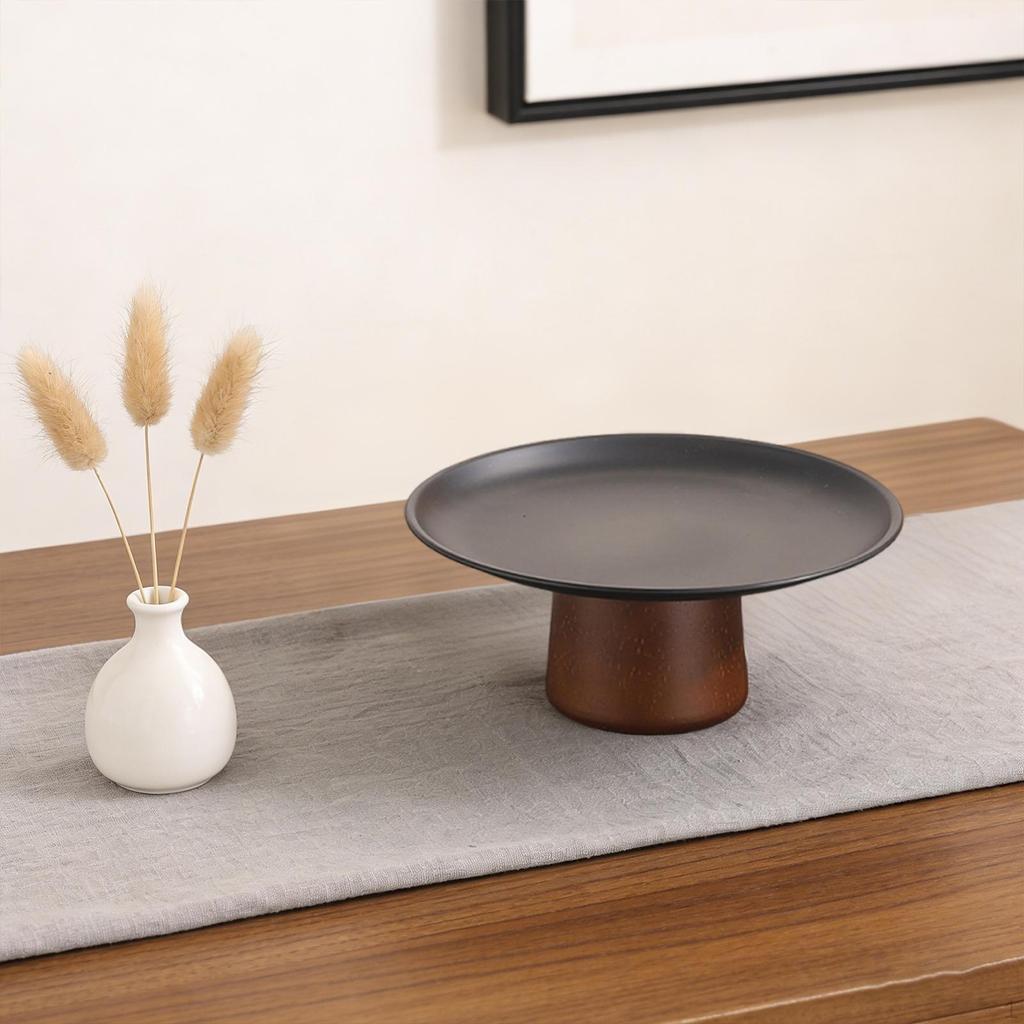 Footed Fruit Bowl Serving Tray Bread Basket Stand Decorative for Countertop Coffee Table Dining