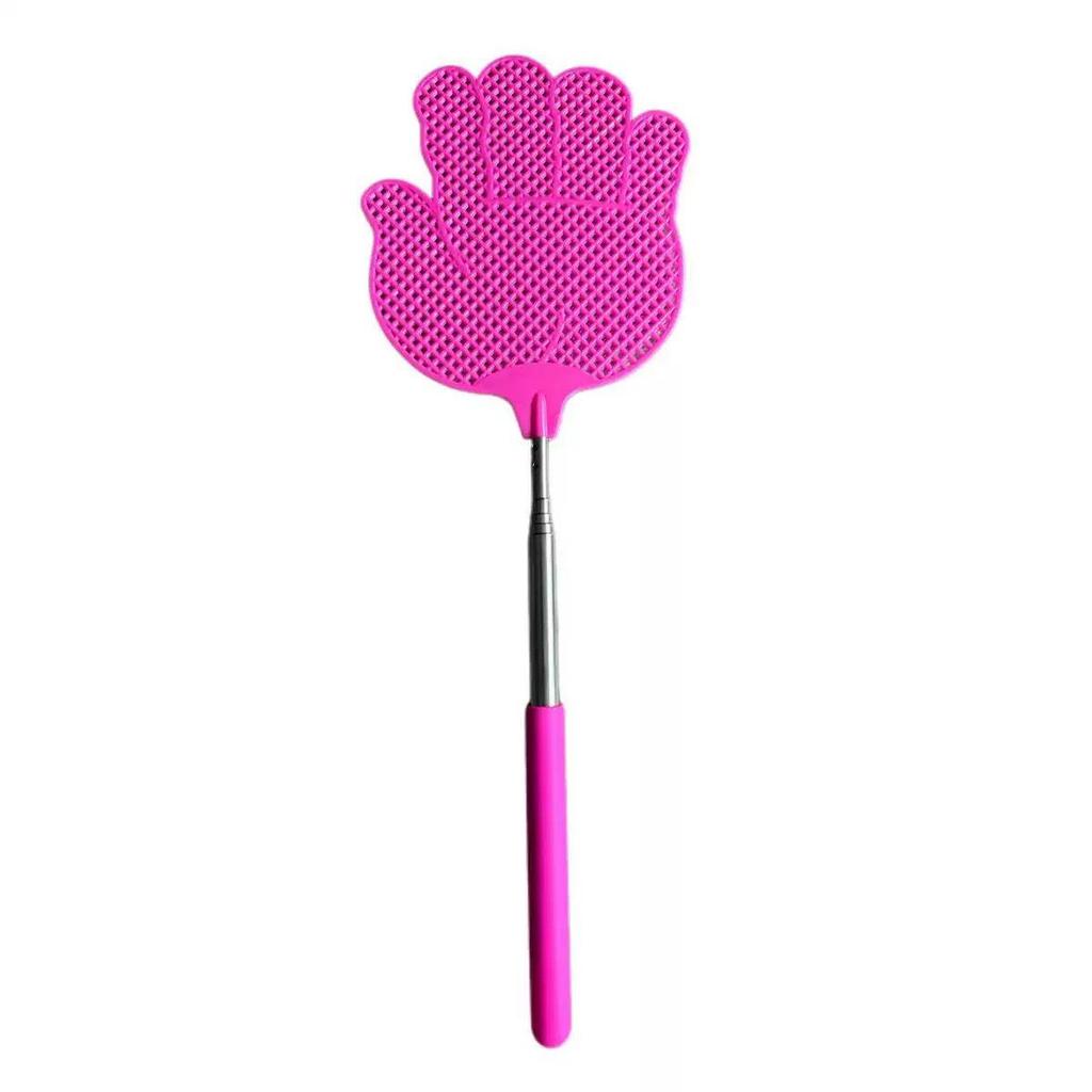 Retractable Hand-shaped Fly Swatter: Durable, Flexible, Easy-to-Store Mosquito and Fly Killer for Summer.