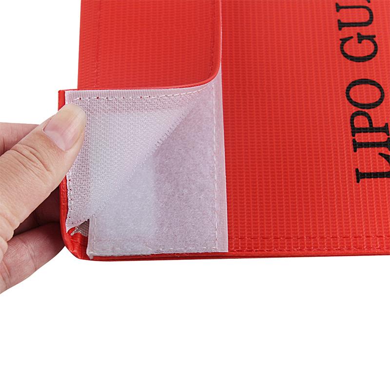 High Quality Fireproof Waterproof Rc Lipo Battery Safety Storage Bag Charge Sack Silver Red Black Car Household Package
