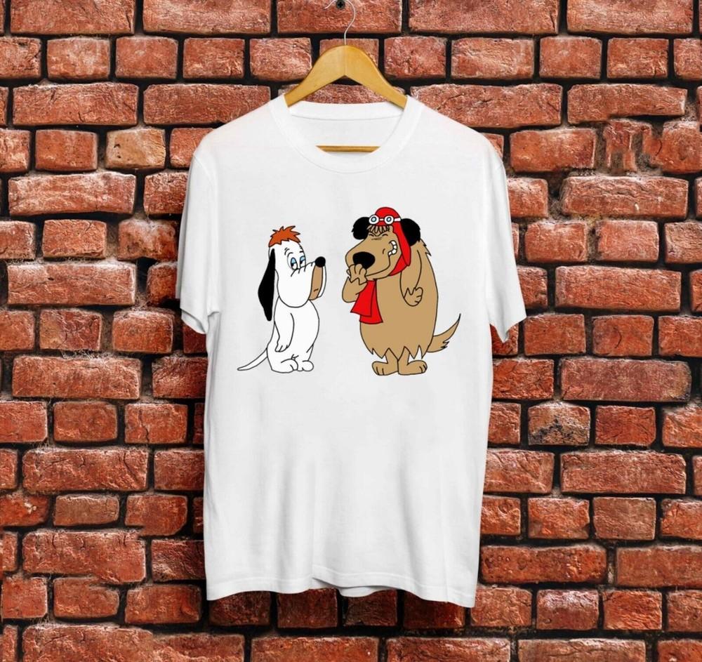 

New Rare Droopy Dog And Muttley Heavy Cotton White S-5XL Unisex Shirt AP503 Unisex T-Shirt L