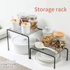 Fashionable Home and Kitchen Storage Shelf Wire Rack Organizers Home Accessory for Cabinets Counters and Bedroom