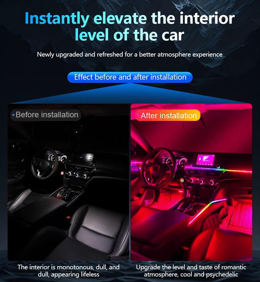 APP-Controlled LED Interior Lights for 2023-2024 GMC Yukon