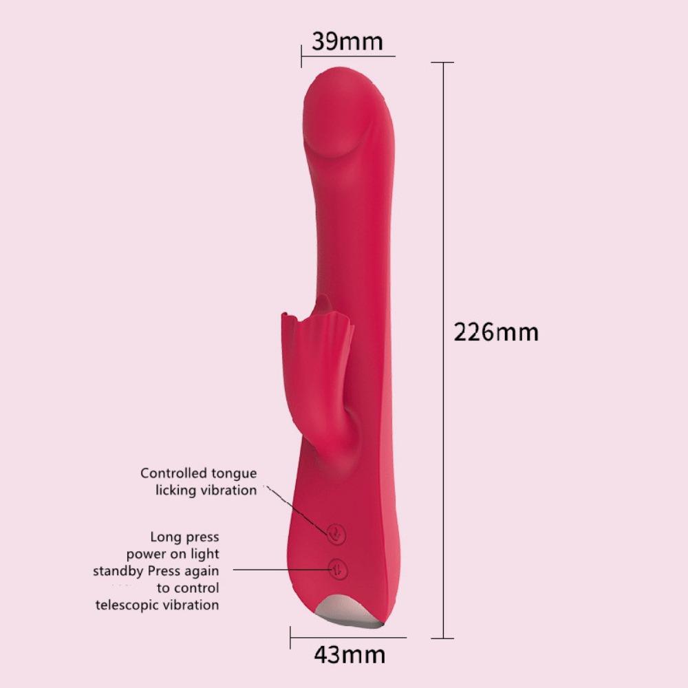 1pcs G Spot Rabbit Vibrator with 10 Powerful Independent Button Vibration Modes, Clitoral Stimulation Anal Dildo, Adult Sex Toys for Couple Fun
